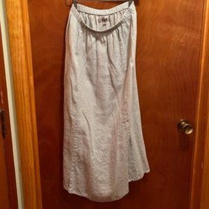 FLAX Skirt- Light blue/grey